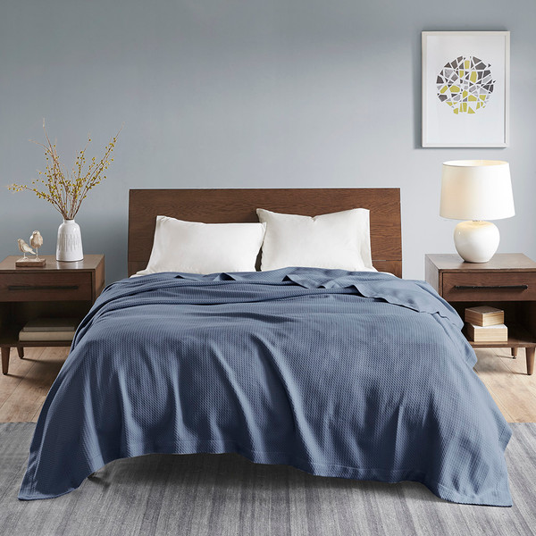 Madison Park Egyptian Cotton 100 Egyptian Cotton Solid Blanket Mp51N 6429 By Olliix