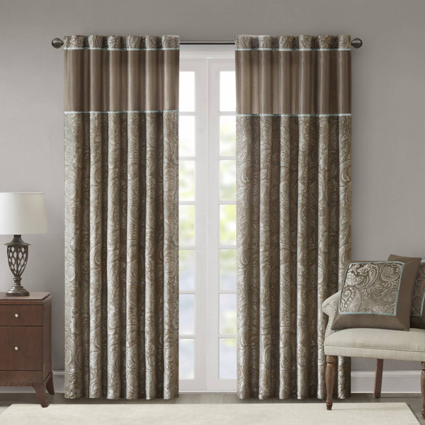 Madison Park Aubrey Jacquard Panel Pair 84 Panel Win40 091 By Olliix