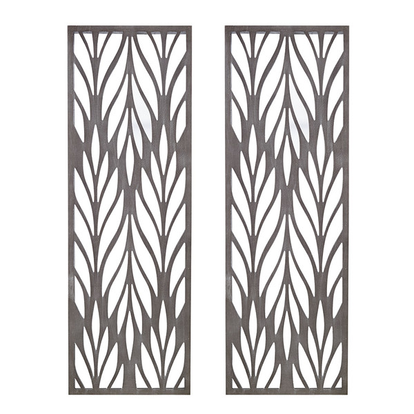 Olliix Florian Carved Wall Panel Decor 2 Piece Set Mp95B 0291