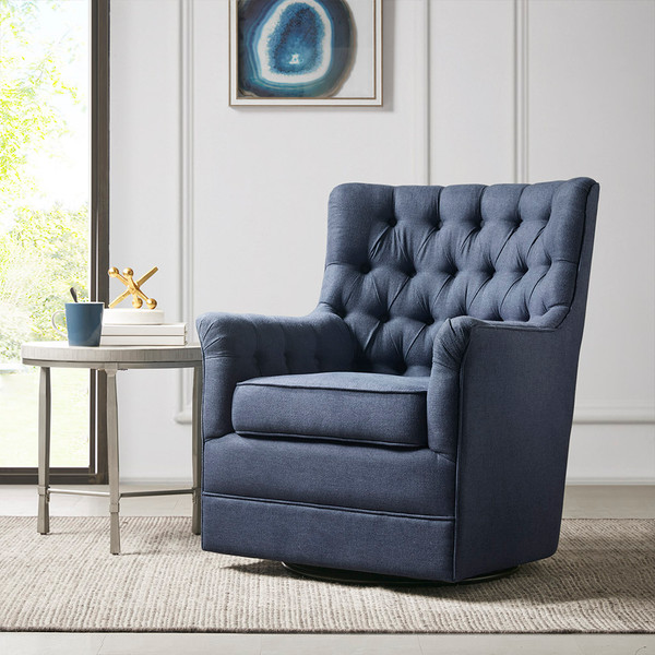Madison Park Mathis Swivel Glider Chair Mp103 0935 By Olliix