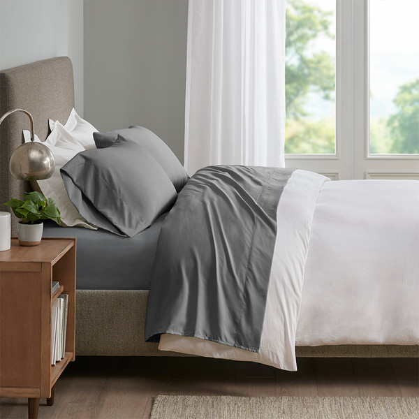 Sleep Philosophy Smart Cool Microfiber Sheet Set Cal King Shet20 964 By Olliix
