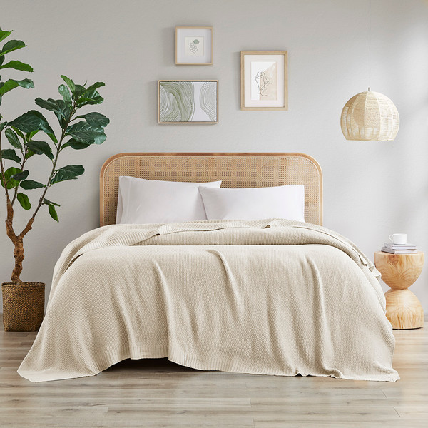 Ink Ivy Bree Knit Knit Blanket King Ii51 726 By Olliix