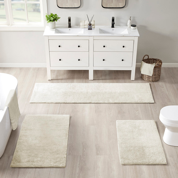 Olliix Plume Feather Touch Reversible Bath Rug Br72 3877