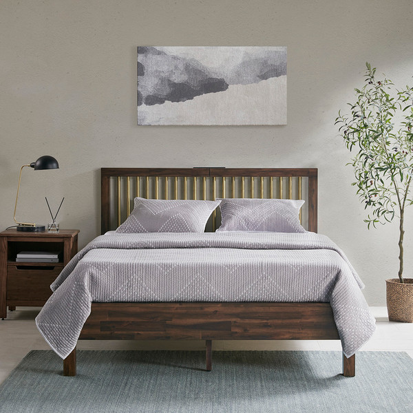 Olliix Queen Mercer Low Profile Platform Bed Queen Ii115 0419