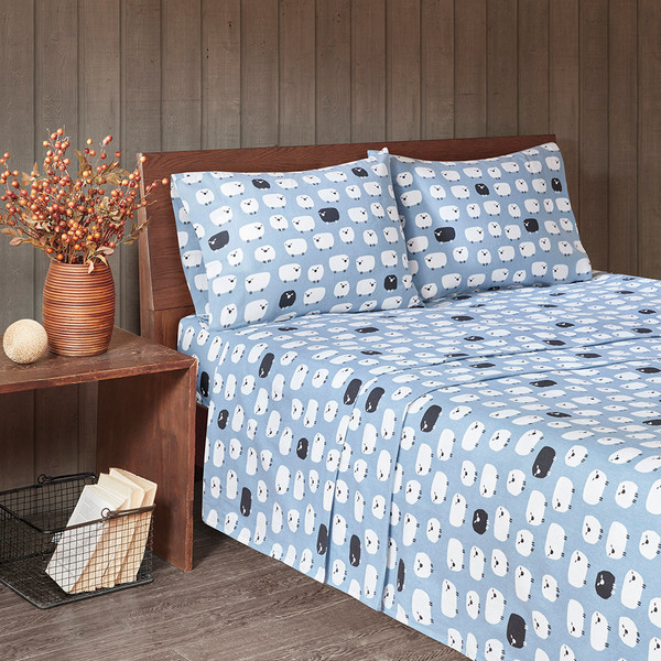 Olliix Woolrich Flannel Cotton Sheet Set King Wr20 2280