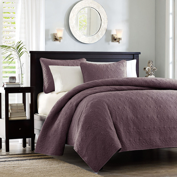 Olliix Madison Park Quebec Reversible Coverlet Set Full Queen Mp13 6149