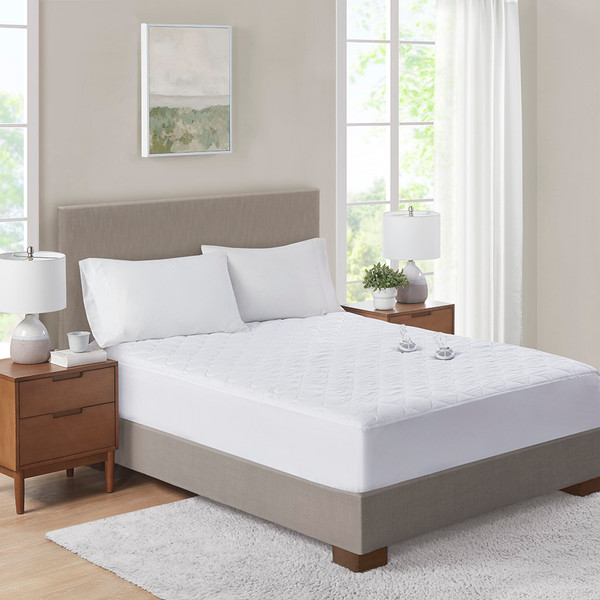 Olliix Microfiber Heated Mattress Pad Twin Xl St55 0267