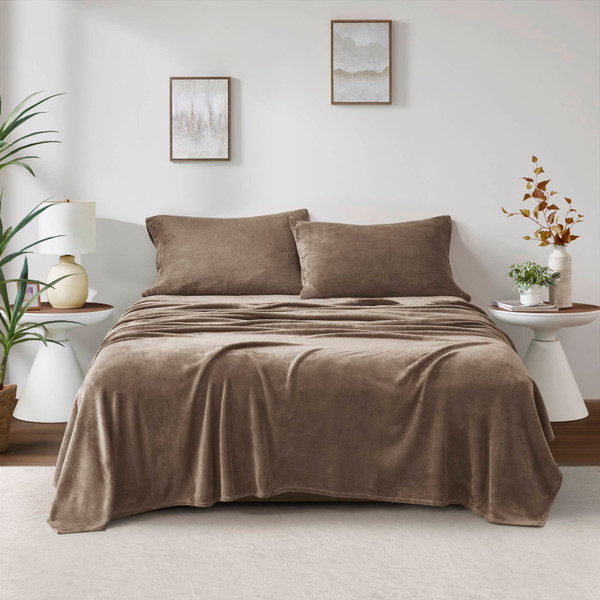 True North By Sleep Philosophy Soloft Plush Sheet Set Queen Bl20 0451 By Olliix