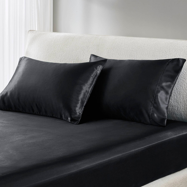 Olliix Madison Park Essentials Satin Pillowcases 2 Pack Standard Mpe21 776