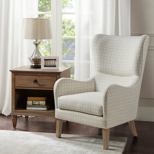 Olliix Mp100 0983 Madison Park Arianna Arianna Swoop Wing Chairlinen
