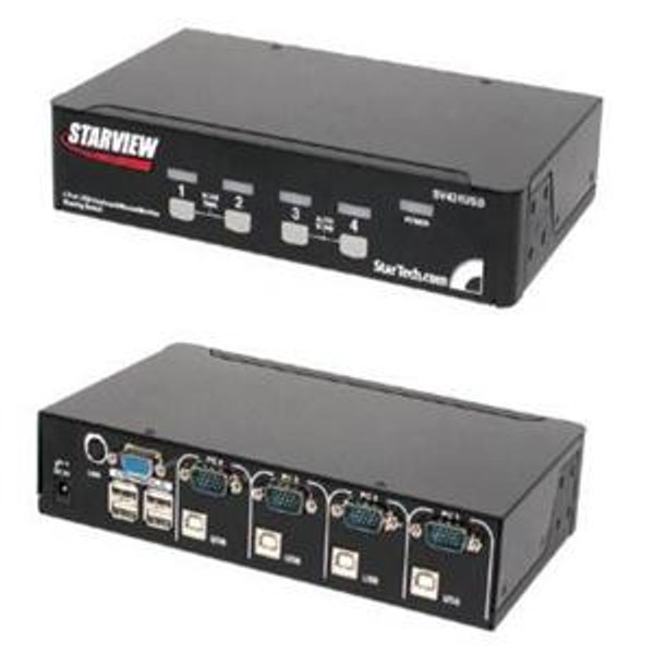 4 Port Vga Usb Kvm Switch Sv431Usb By Startech Com