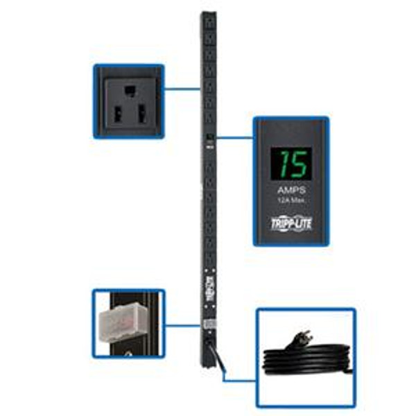 Pdu 120V 13 Out 0Urm Pdumv15 36 By Tripp Lite