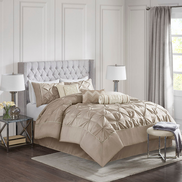 Madison Park Laurel 7 Piece Comforter Set Queen Mp10 251 By Olliix