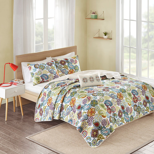 Mi Zone Tamil Coverlet Set Full Queen Mz80 065 By Olliix