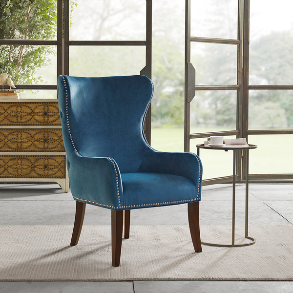 Madison Park Hancock Button Tufted Back Accent Chair Fpf18 0468