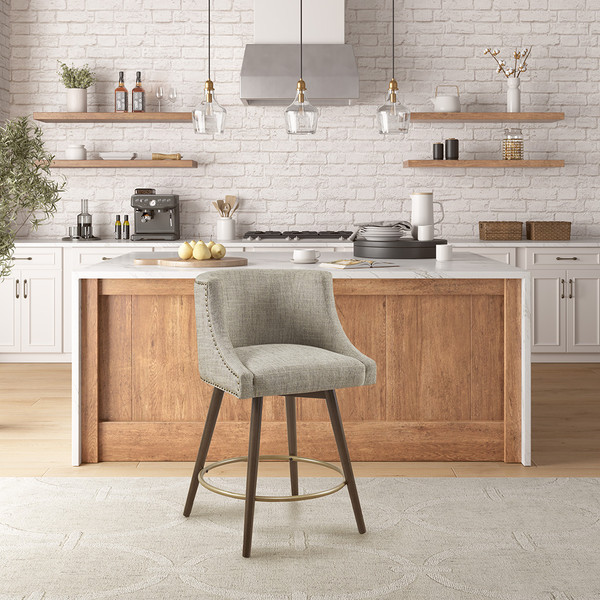Madison Park Mateo Swivel Counter Stool Mp104 0944 By Olliix