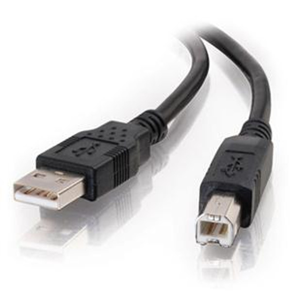 9 8 Usb 2 0 A B Cable Black 28103 By C2G