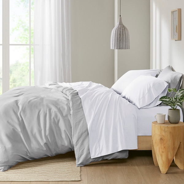 Madison Park Peached Percale Cotton Sheet Set Twin Mp20 5399
