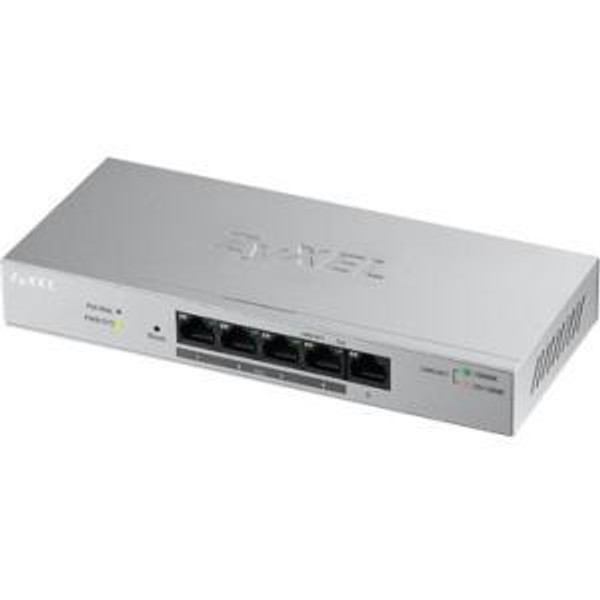 5 Port Gbe Poe Managed Switch Gs1200 5Hp By Zyxel Communications