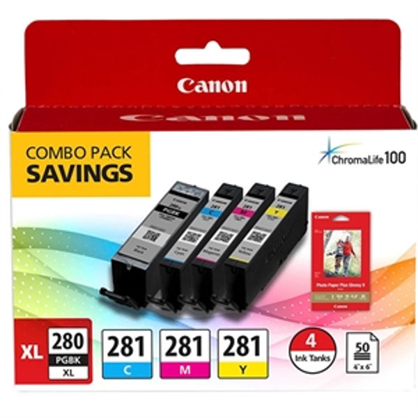 Pgi 280Xl Cli 281Cmy Combopack 2021C006 By Canon Computer Systems