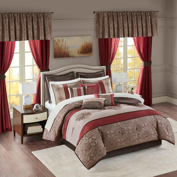 Madison Park Essentials 24 Piece Room In A Bag Queen Mpe10 707