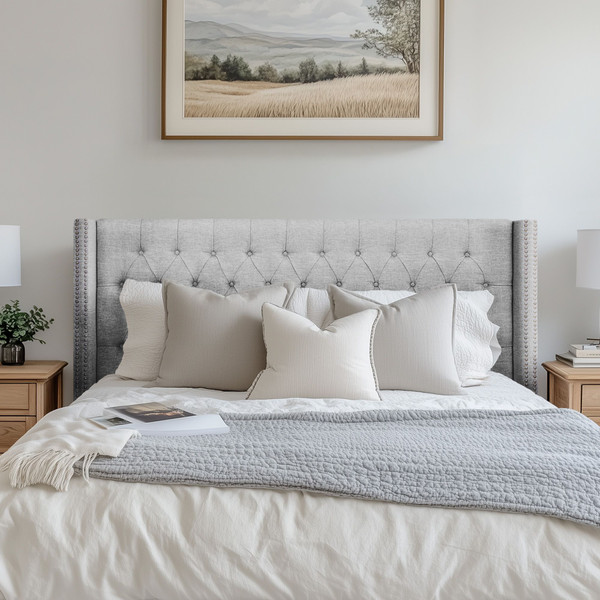 Madison Park Amelia Upholstery Headboard King Mp116 0358