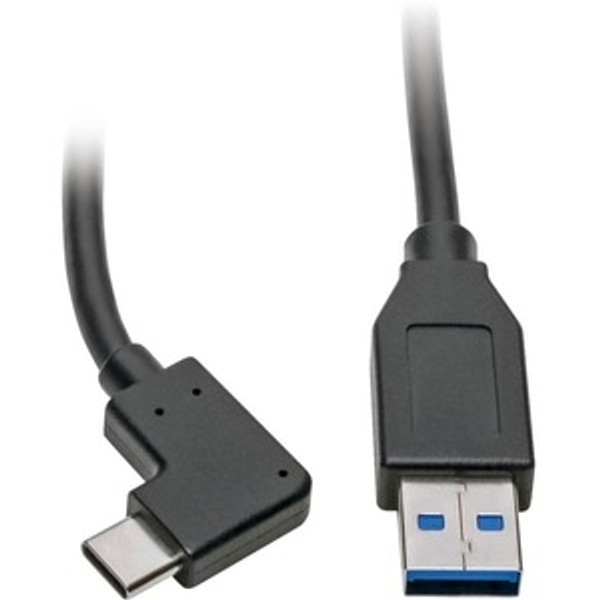 Usb C To Usb A Cable Right Ang U428 003 Cra By Tripp Lite Mfg Co