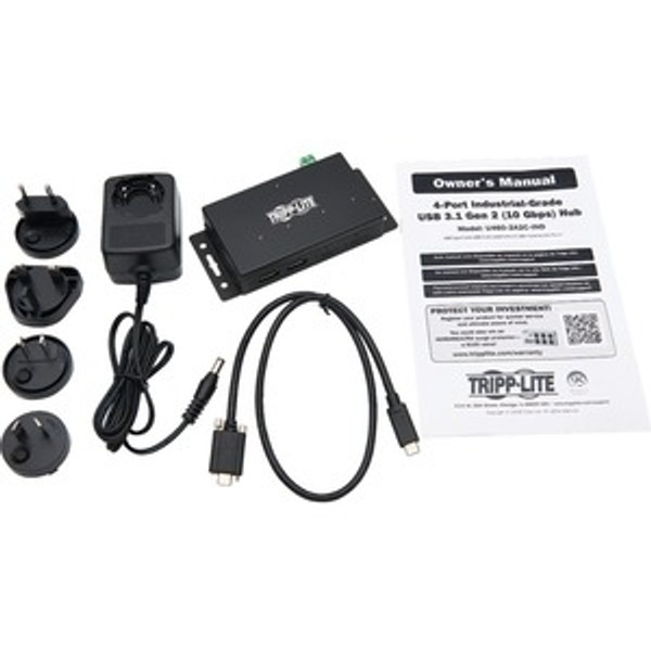 Usb Hub 2 Usb C 2 Usb A Ports U460 2A2C Ind By Tripp Lite Mfg Co