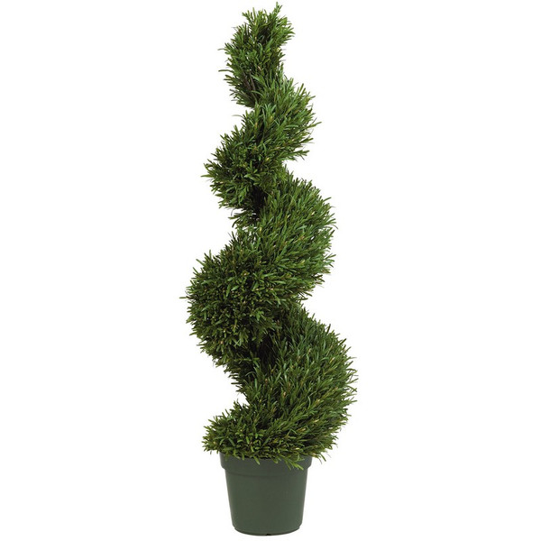 4 Rosemary Spiral Tree W 1512 Lvs Indoor Outdoor 5170 By Nearly Natural