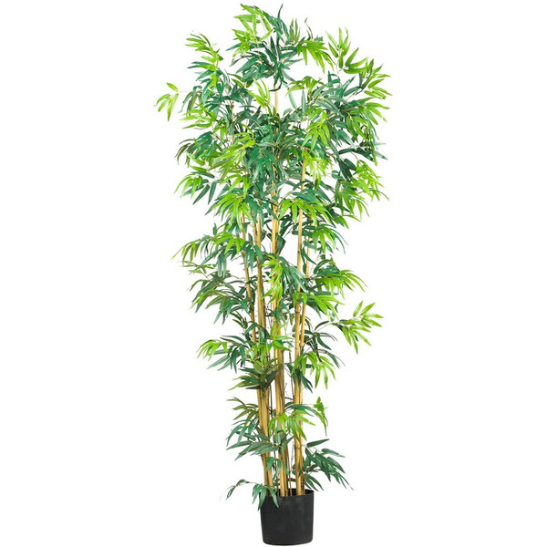 6 Multi Bambusa Bamboo Tree W 1700 Lvs 5214 By Nearly Natural