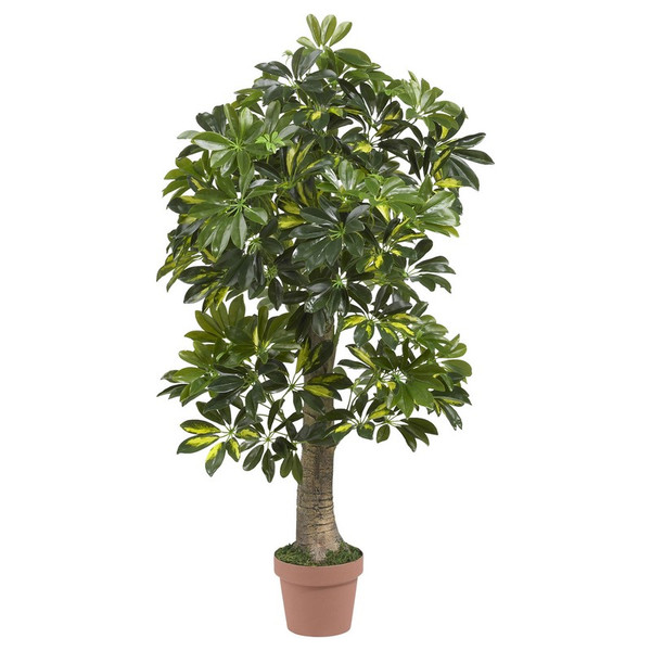 4 Schefflera Tree Real Touch 5305 By Nearly Natural