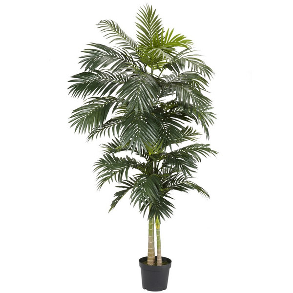 8 Golden Cane Palm Tree 5326 By Nearly Natural