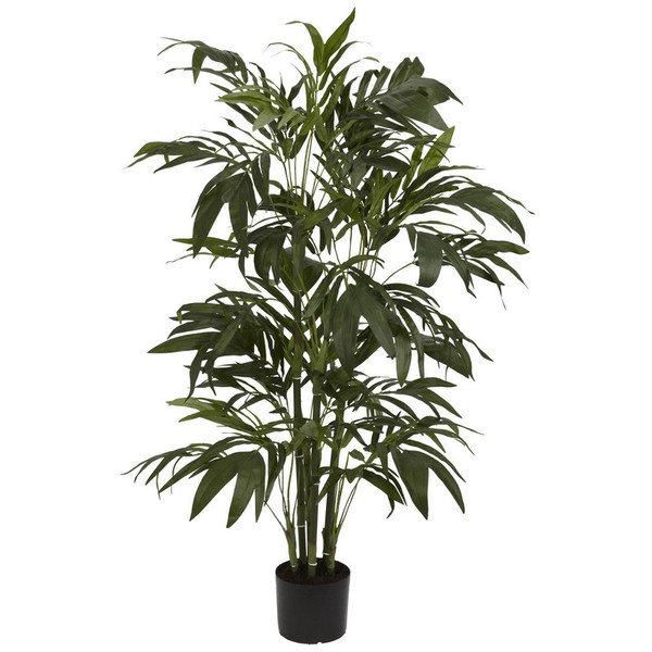 4 Bamboo Palm Tree W 324 Lvs 5327 By Nearly Natural