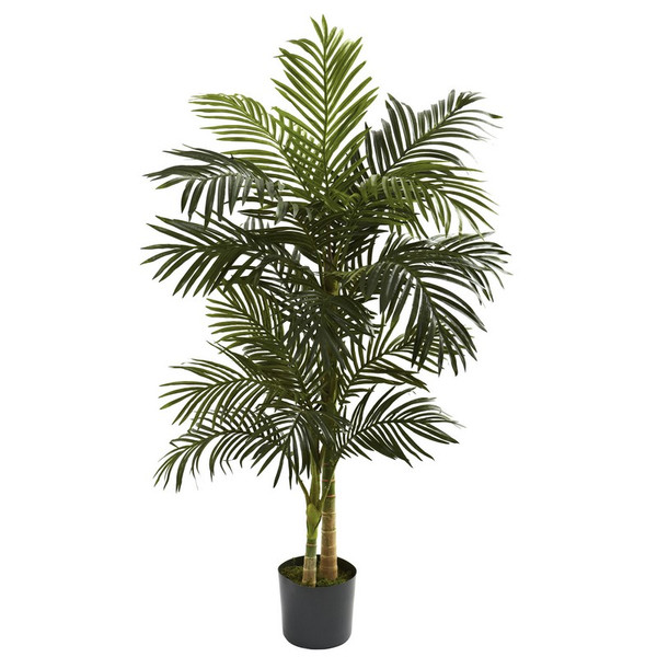 5 Golden Cane Palm Tree X 2 W 18 Lvs 5358 By Nearly Natural