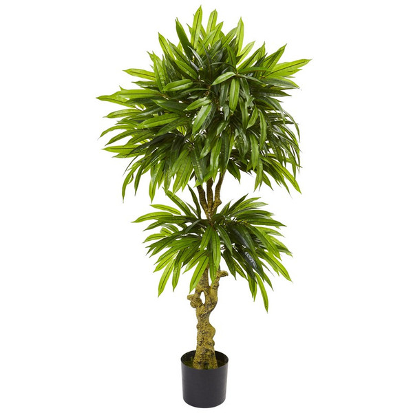 4 5 Slim Mango Uv Resistant Indoor Outdoor 5502 By Nearly Natural