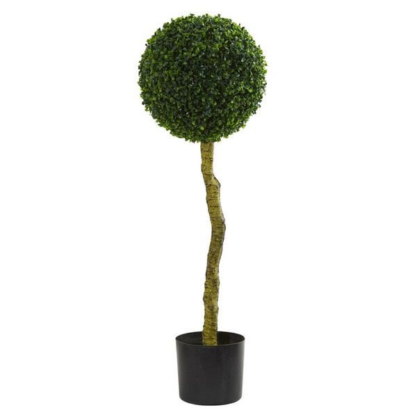 3 5 Boxwood Topiary Uv Resistant Indoor Outdoor 5520 By Nearly Natural