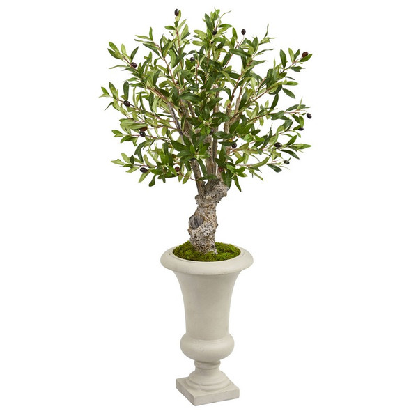 40 Olive Artificial Tree In Urn 5784 By Nearly Natural