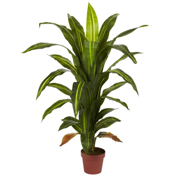 4 Dracaena Plant Real Touch 6650 By Nearly Natural