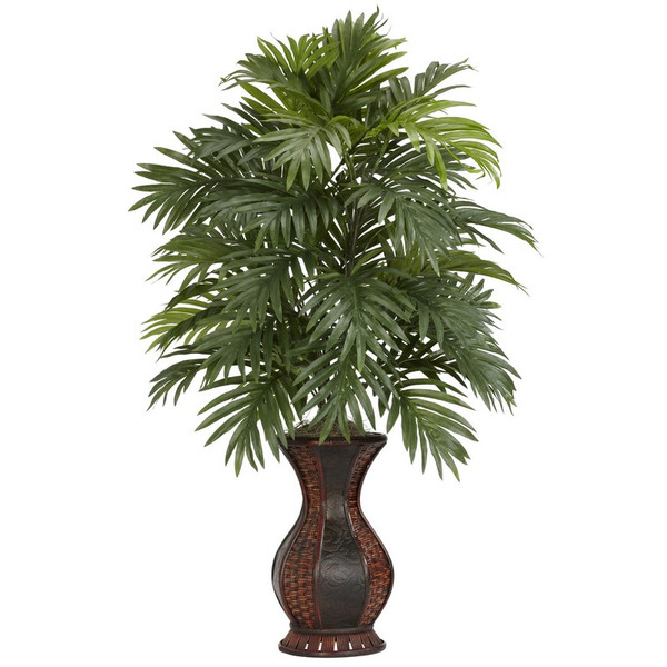 Areca Palm W Urn 6661 By Nearly Natural