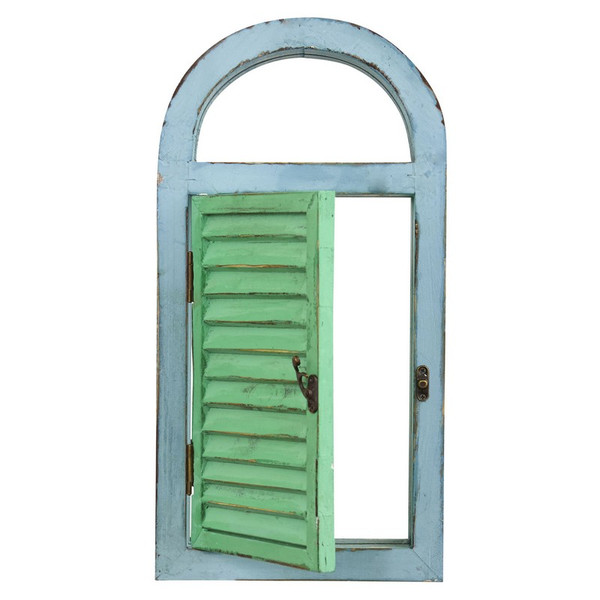 17 Vintage Window Shutter Mirror 7024 By Nearly Natural