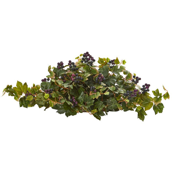 33 Grape Leaf Artificial Ledge Plant 8899 By Nearly Natural