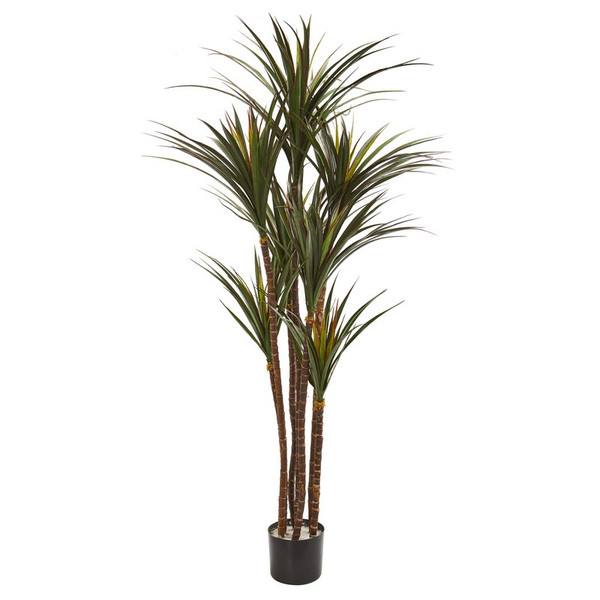 5 5 Giant Yucca Artificial Tree Uv Resistant 9152 By Nearly Natural