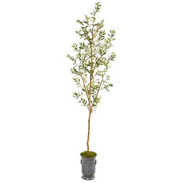 7 5 Olive Artificial Tree In Decorative Planter 9678 By Nearly Natural