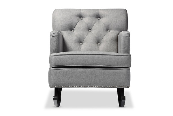 Baxton Studio Bethany Modern And Contemporary Grey Fabric Upholstered Button Tufted Rocking Chair Bbt5189 Grey Rc By Wholesale Interiors Baxton Studio Bethany Modern And Contemporary Grey Fabric Upholstered Button Tufted Rocking Chair Bbt5189 Grey Rc By Wholesale Interiors