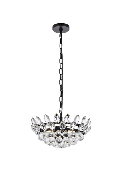 Urban Classic Emilia 16 Inch Pendant In Black 1104D16Bk