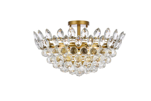 Urban Classic Emilia 20 Inch Flush Mount In Brass 1105F20Br