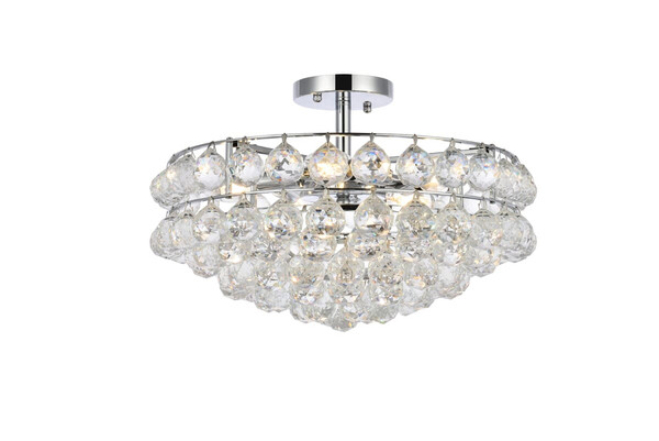 Urban Classic Savannah 18 Inch Flush Mount In Chrome 1107F18C
