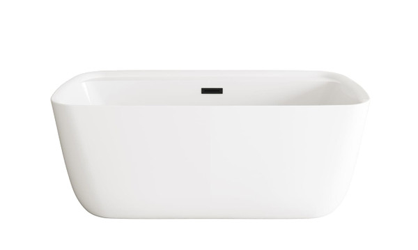 Kitchen And Bath Bathtub 59 1X28 3X22 8 Gw With Mbk Drain Kit Bt10559Gw Mbk