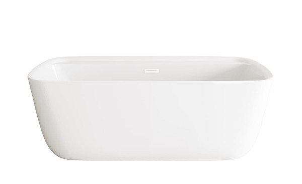 Kitchen And Bath Bathtub 66 9X30 7X23 6 Gw With Wht Drain Kit Bt10567Gw Wht