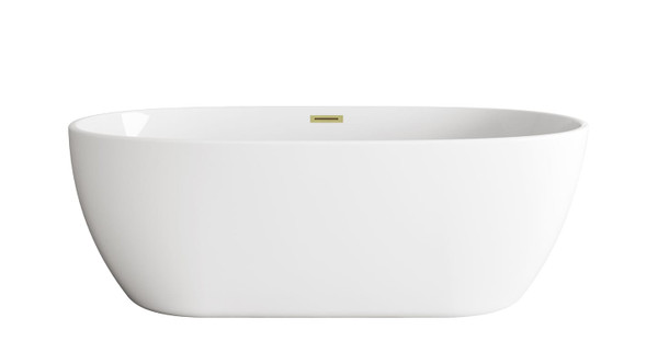 Kitchen And Bath Bathtub 70 0 33 5 24 0 Gw With Bgd Drain Kit Bt10770Gw Bgd